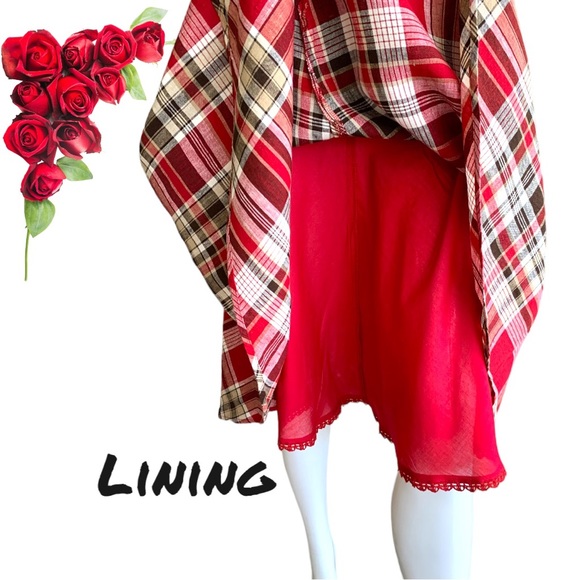 JONES NEW YORK VINTAGE LINEN PLAID A-LINE SKIRT. WOMEN’S SIZE 8 - Picture 6 of 7